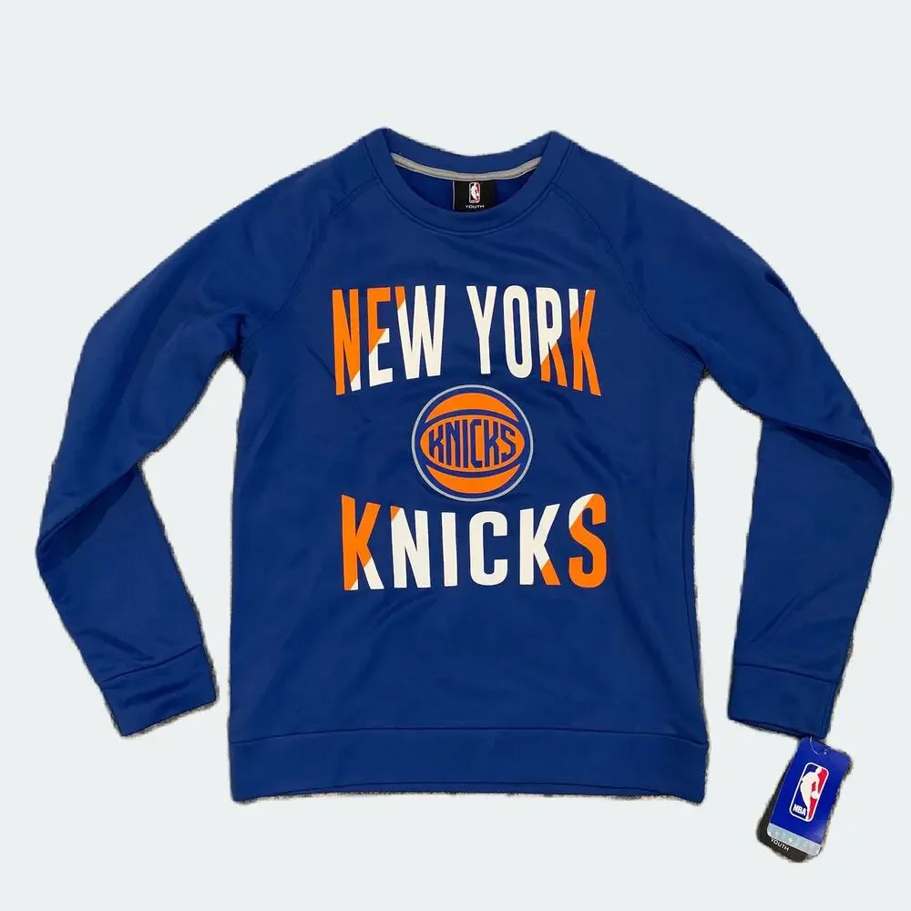 NWT New York Knicks NBA Apparel Sweatshirt Youth Size Medium (10/12)